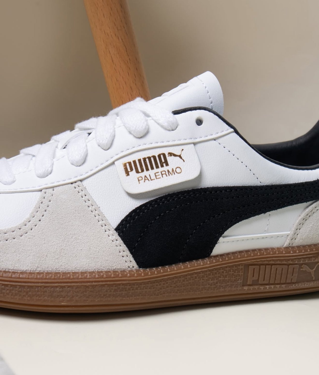WMNs Puma Palermo White Vapor Grey Gum