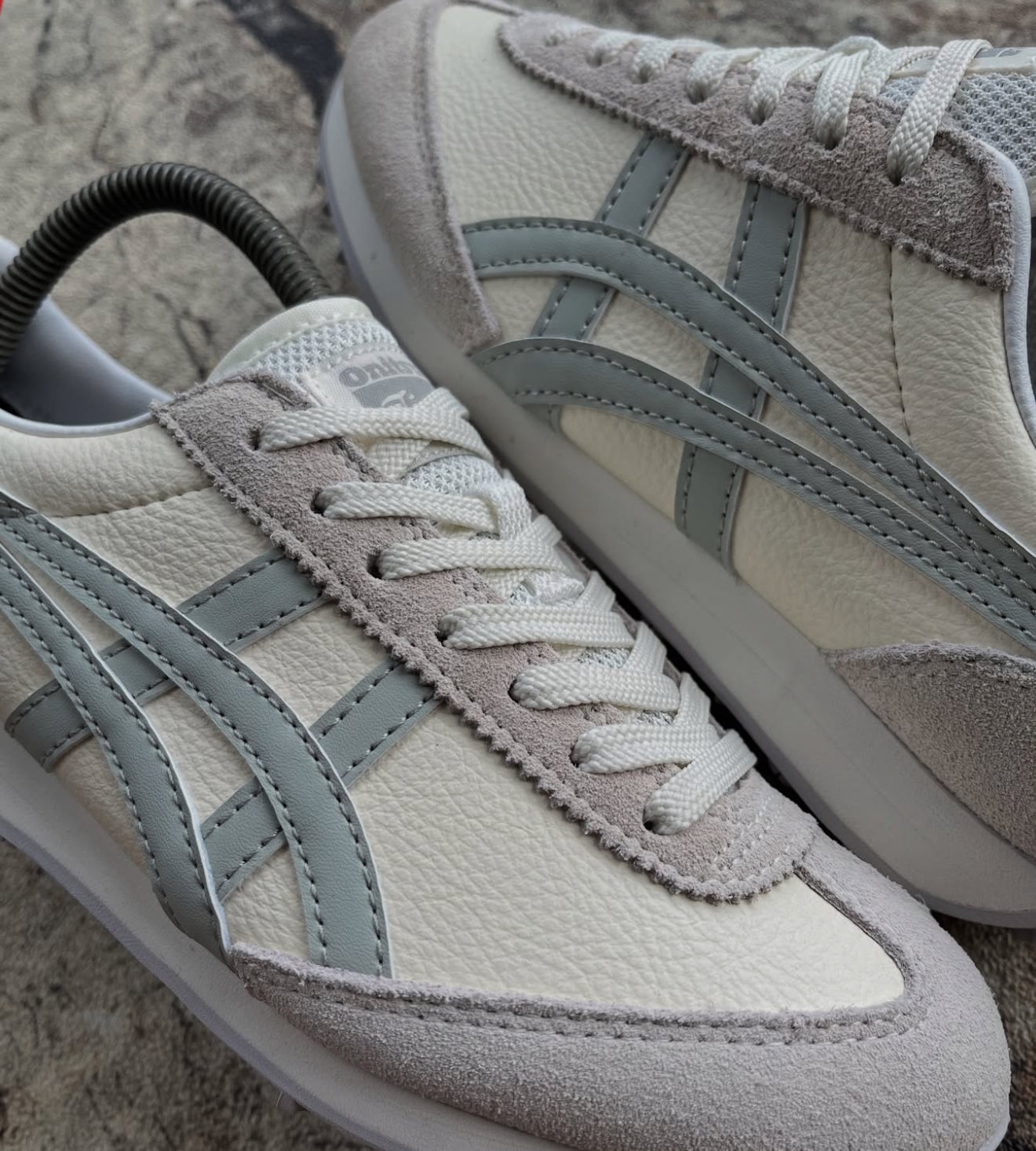 EDR 78 Lace Up White Grey