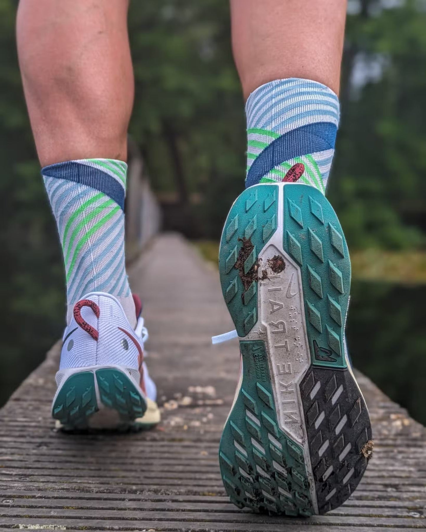 Zoom Pegasus Trail 5 Court Blue Cedar