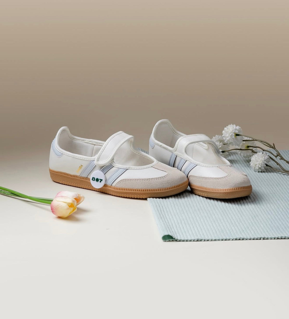 WMNs Samba Jane White Blue Gum