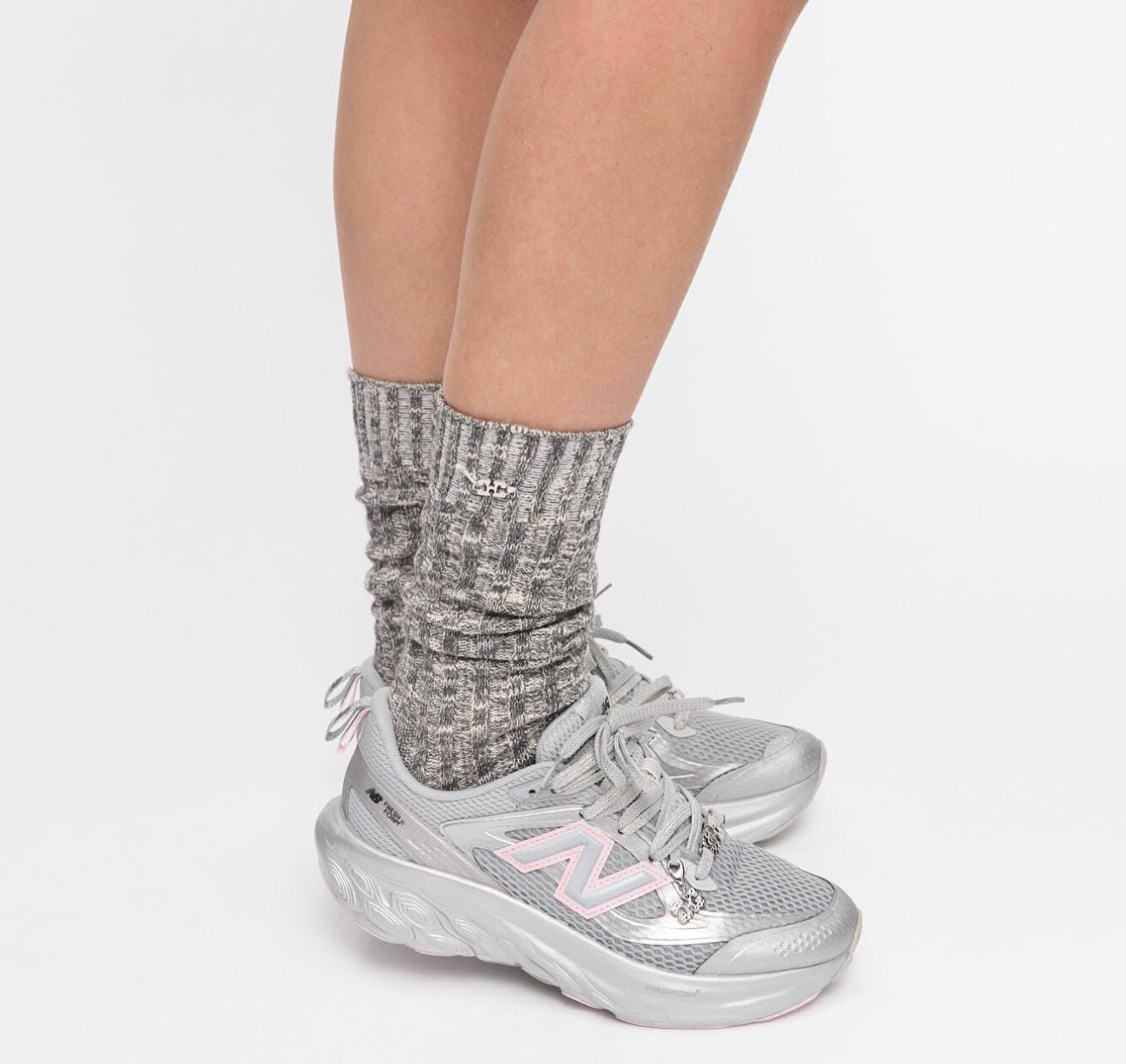 WMNs New Balance Fresh Foam Trainer GANNI Silver Metallic