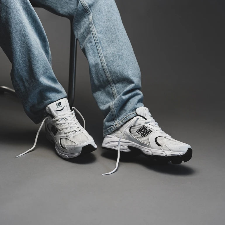 NB Balance 530 White Black Details