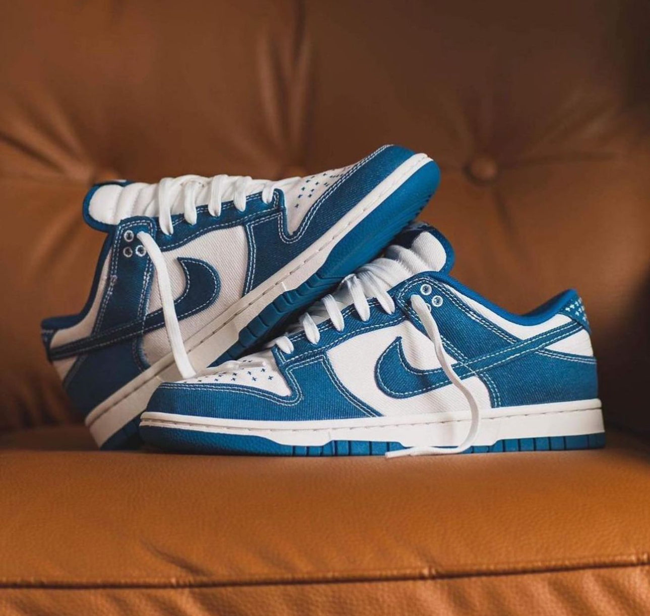 Dunk Low Industrial Blue Sashiko