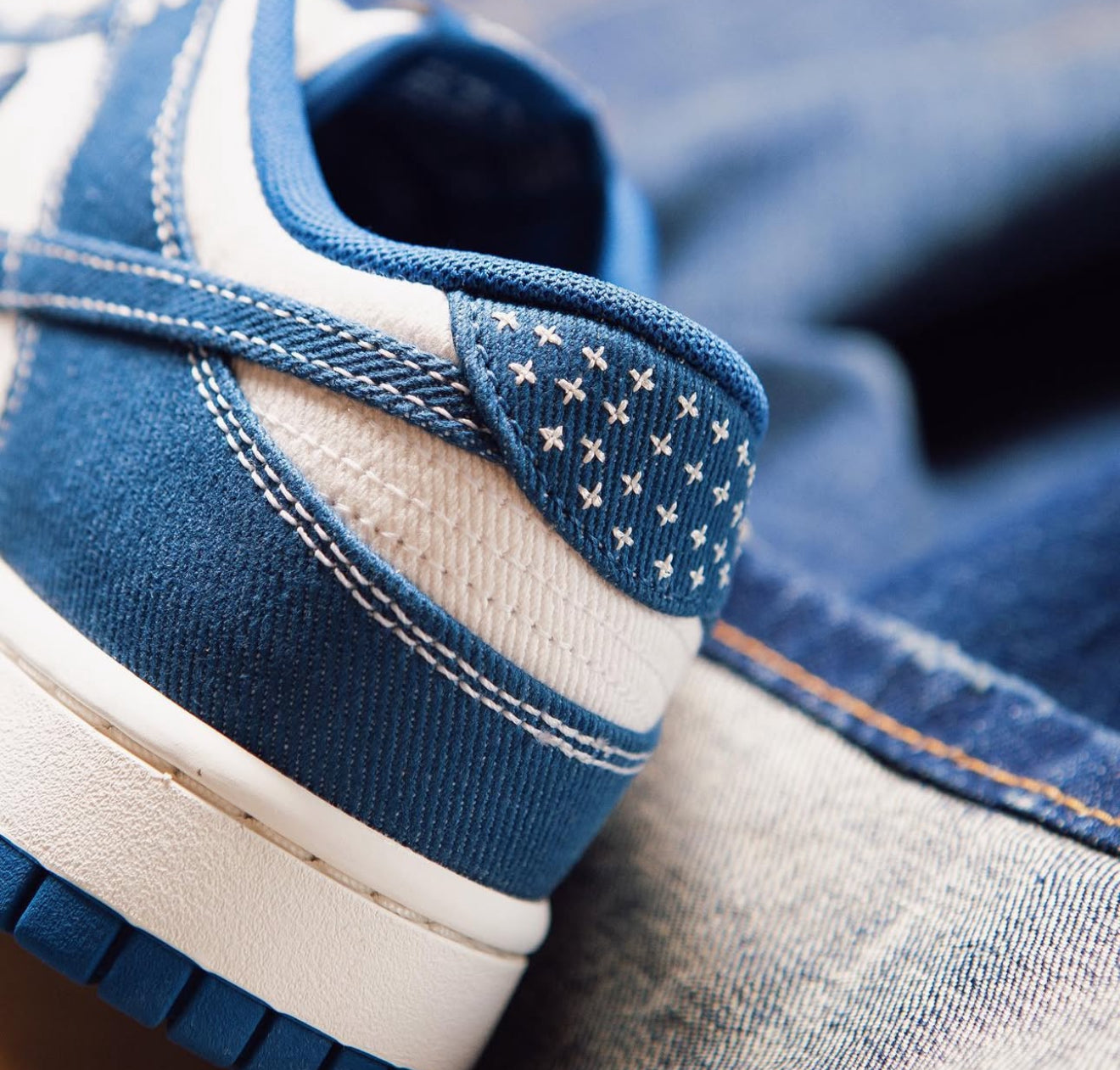 Dunk Low Industrial Blue Sashiko