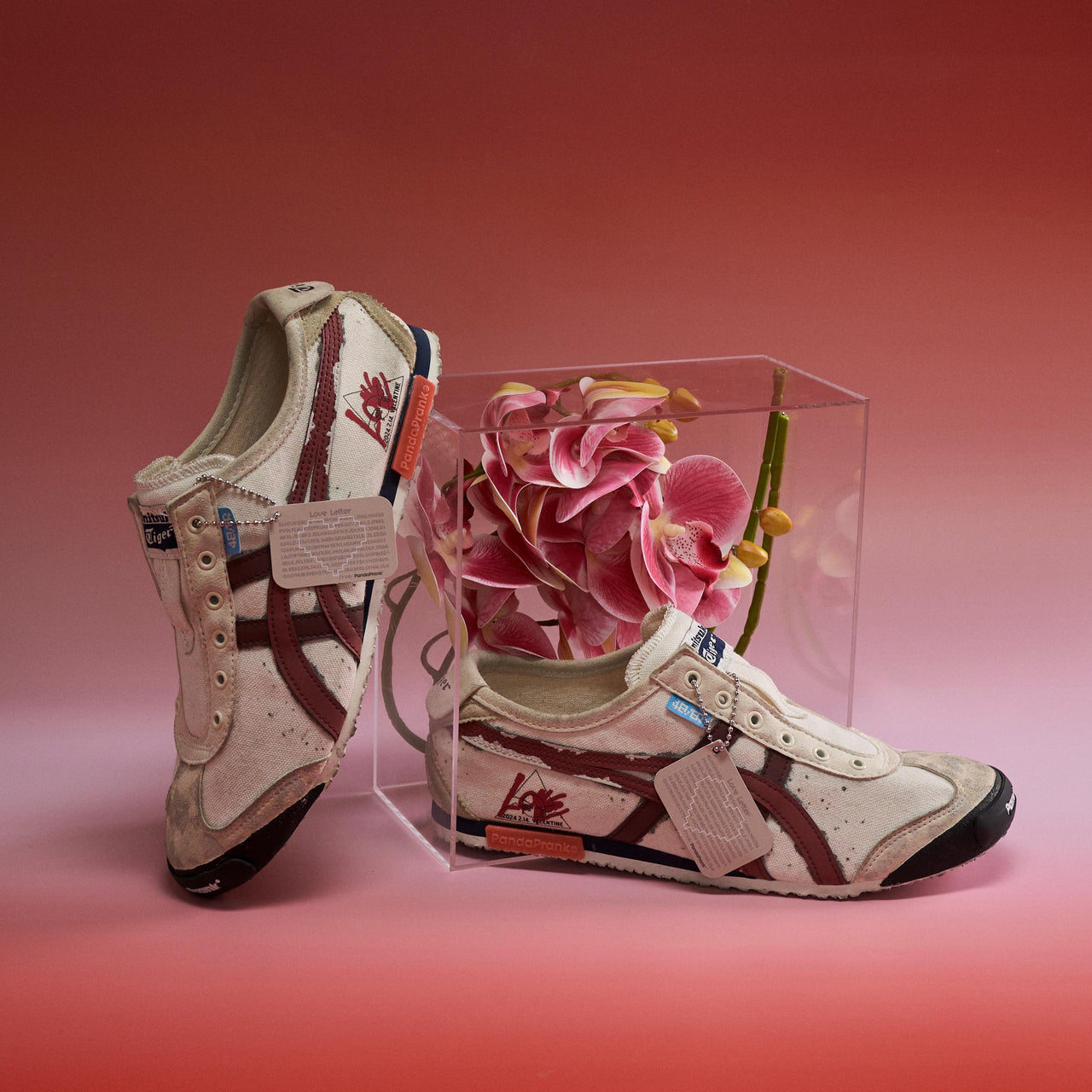 WMNs Onitsuka Tiger Mexico 66 Slipon x Panda Prank ( Custom )