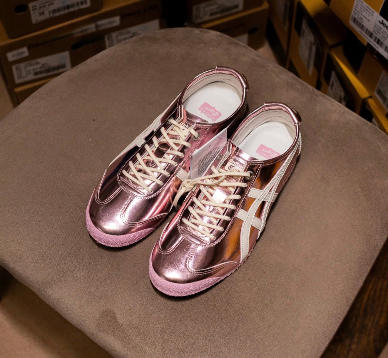 WMNs Mexico 66 SD Metallic Series Crystal Pink Cream