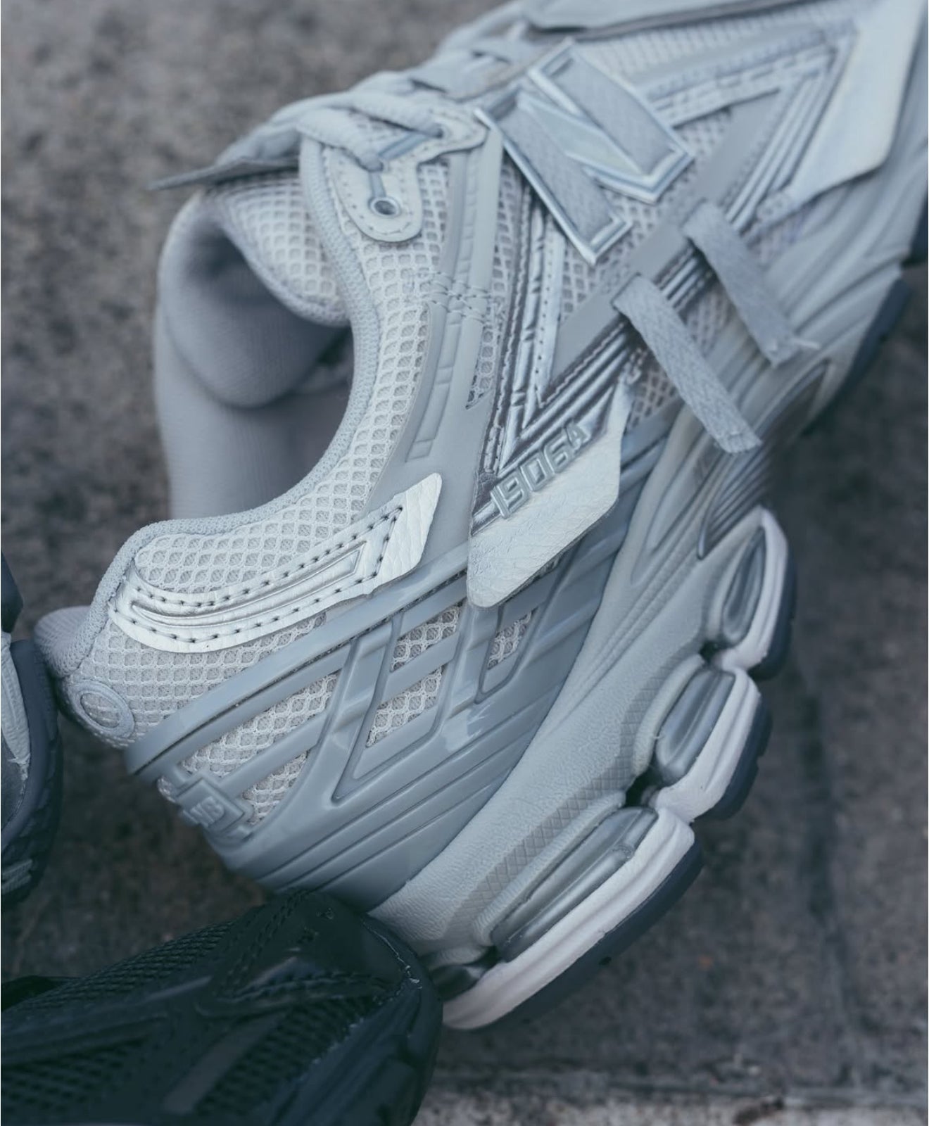 NB Balance 1906A Concrete Silver Metallic