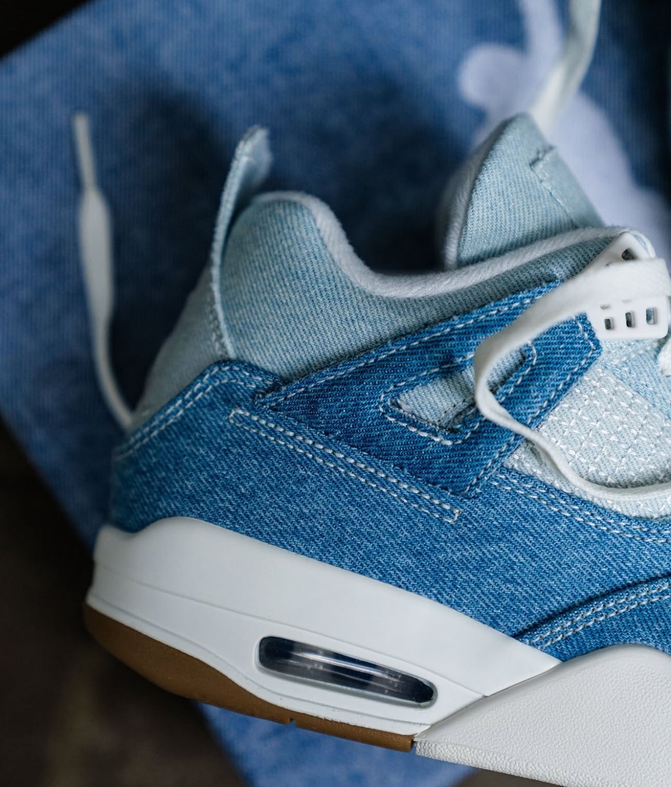 Air Jordan 4 Retro TEX Denim Worn Blue
