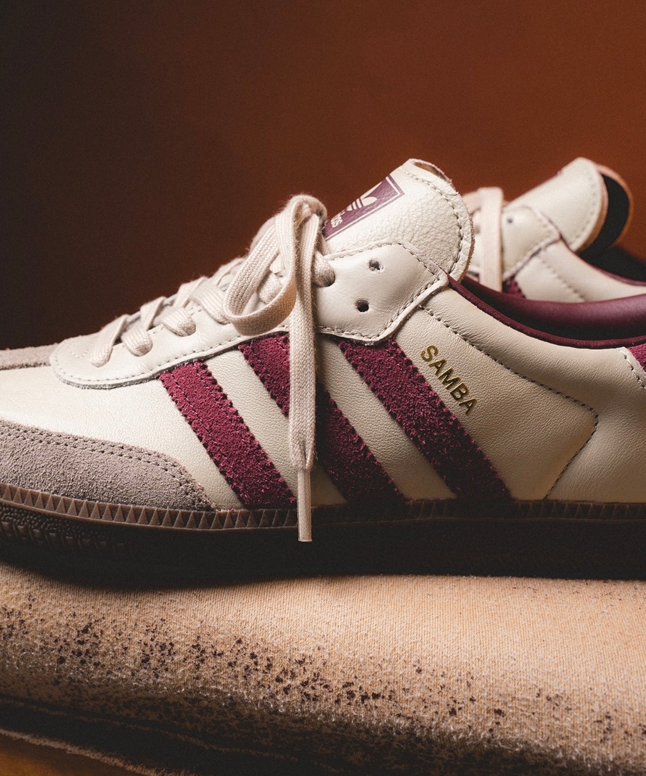 WMNs Samba OG Putty Grey Maroon
