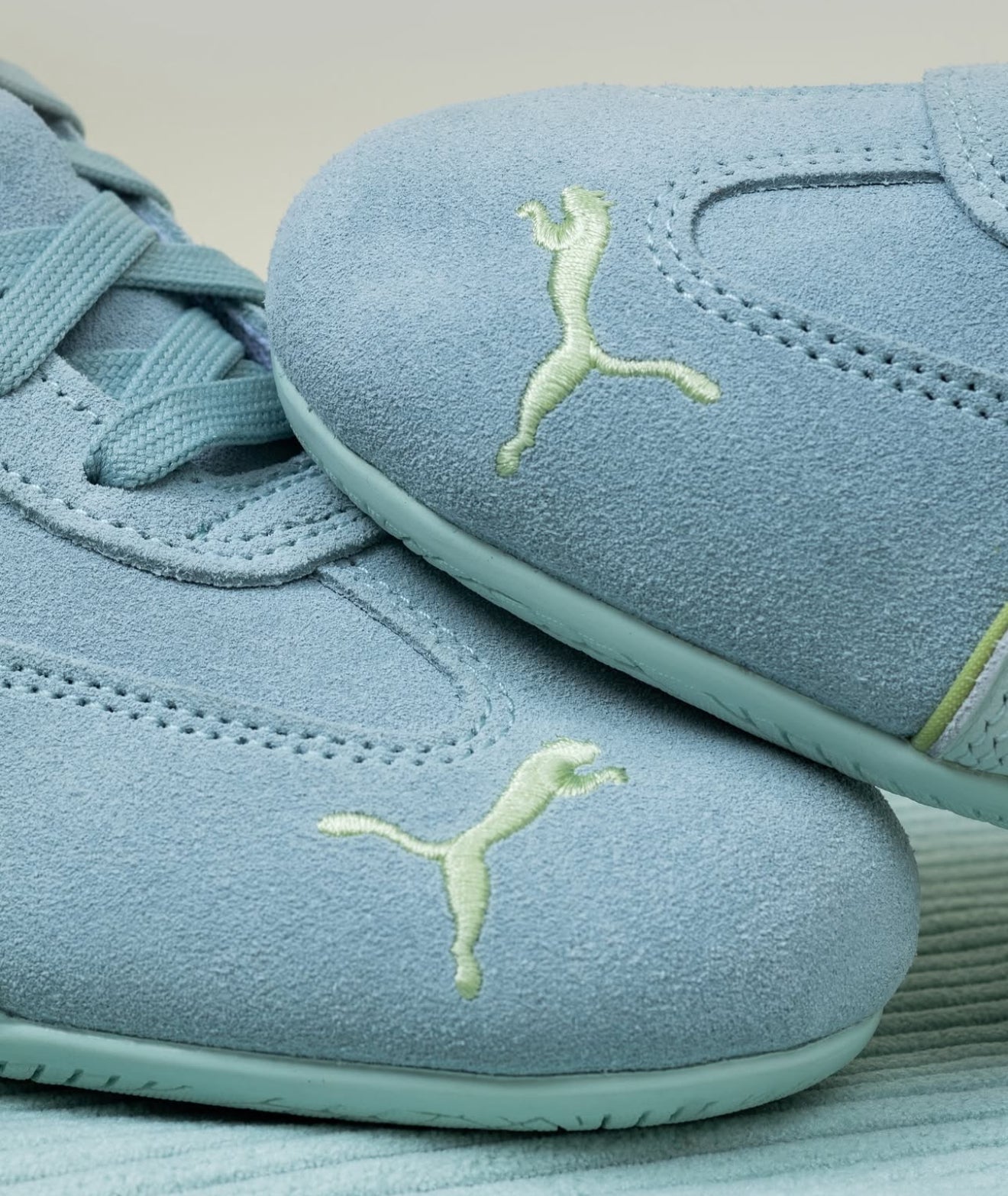 WMNs Puma Speed cat Modern Mint Peaceful Blue