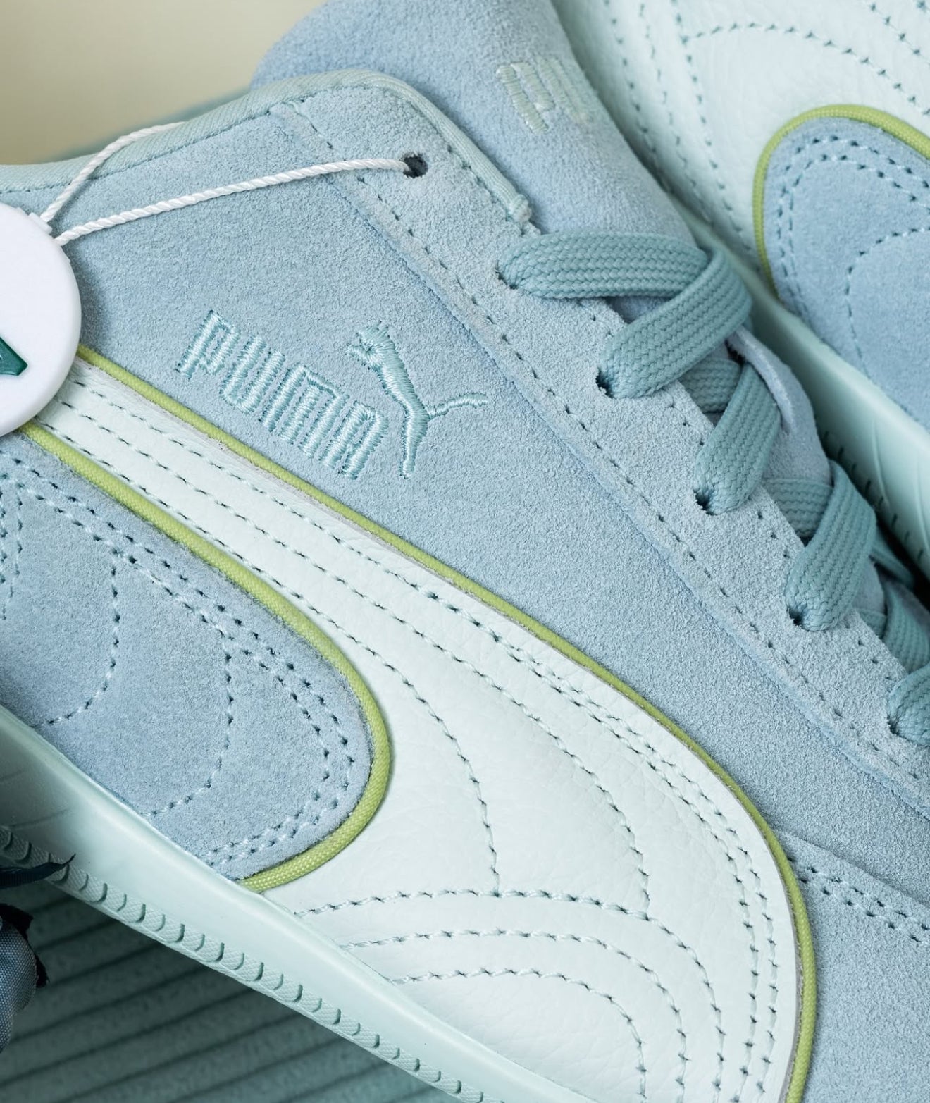 WMNs Puma Speed cat Modern Mint Peaceful Blue