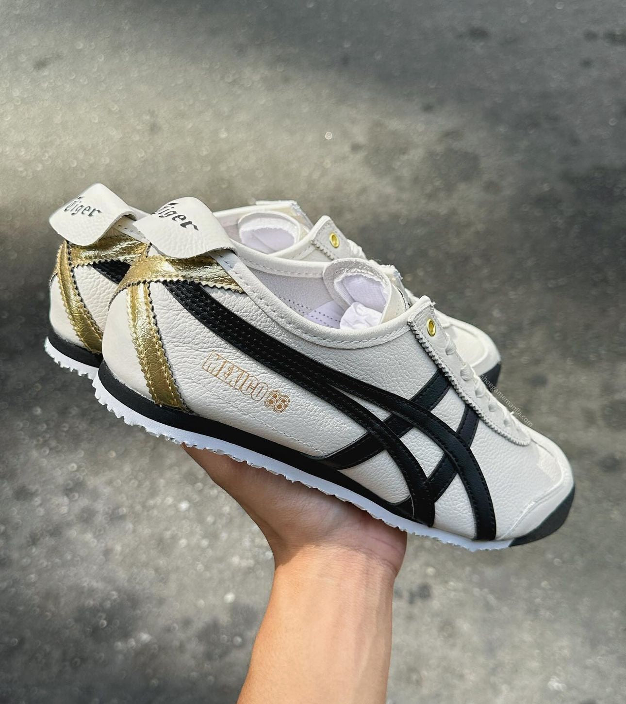 WMNs Mexico 66 Cream Gold Black
