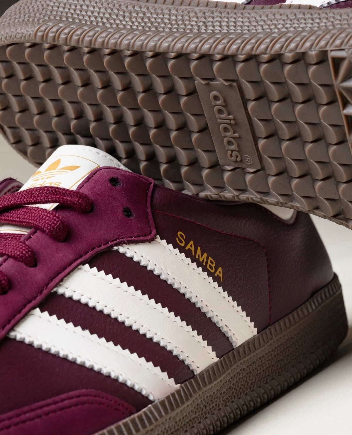 WMNs Samba OG Maroon Off White Gum