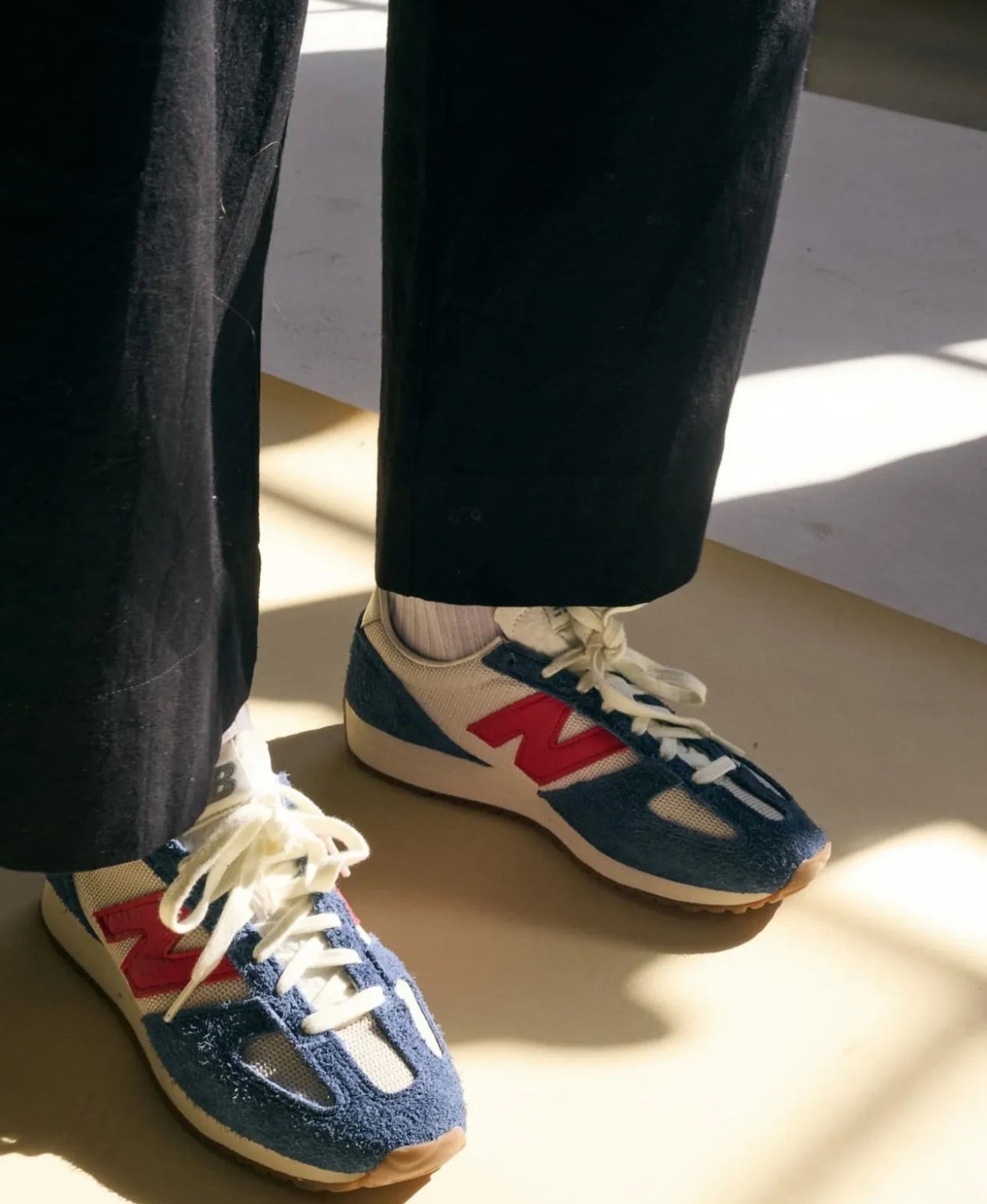 New Balance 471 Navy Linen True Red
