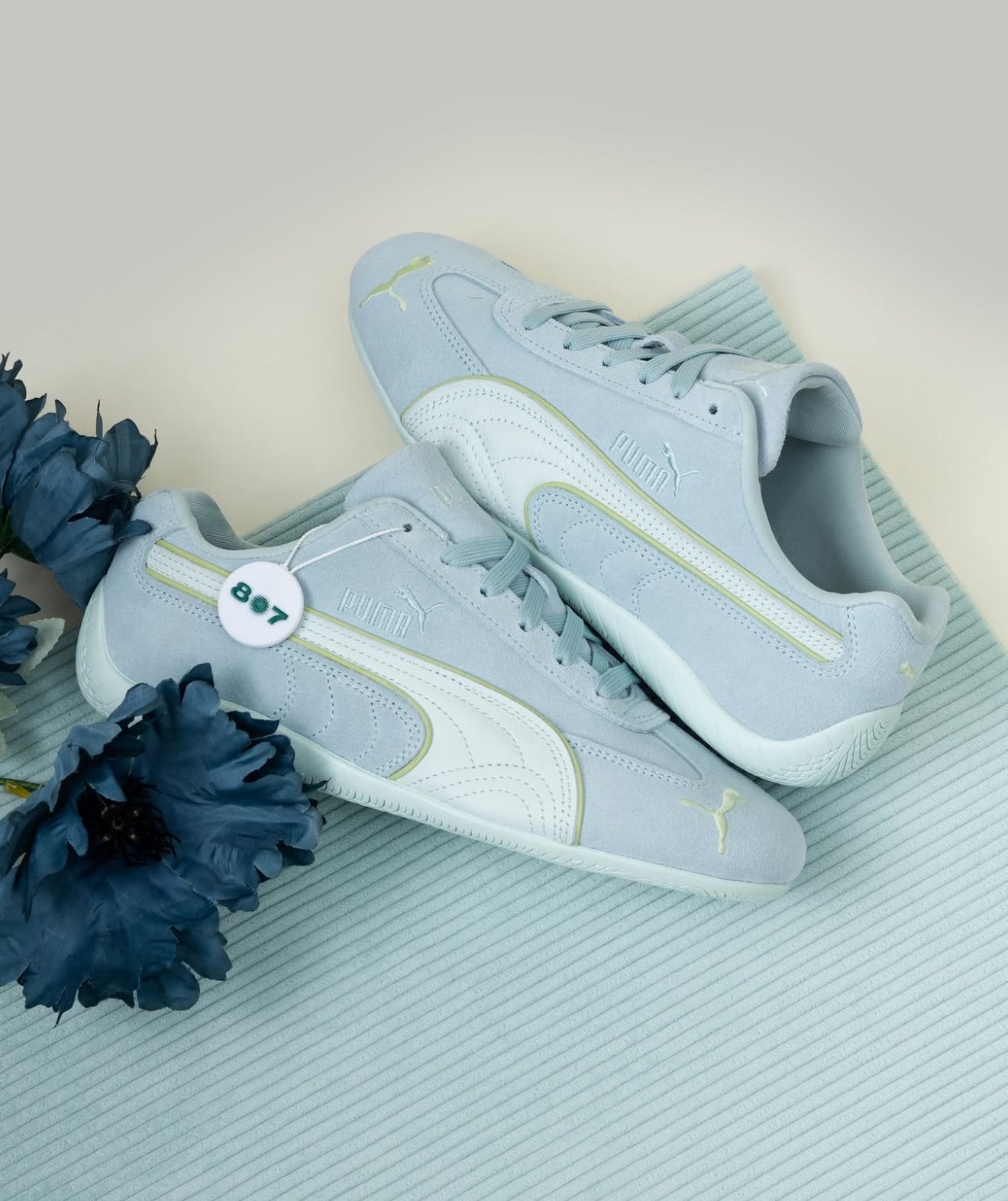 WMNs Puma Speed cat Modern Mint Peaceful Blue
