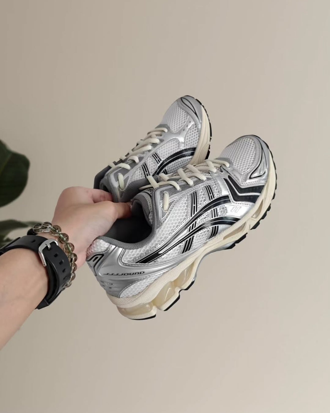 Gel Kayano 14 JJJJound Silver Black