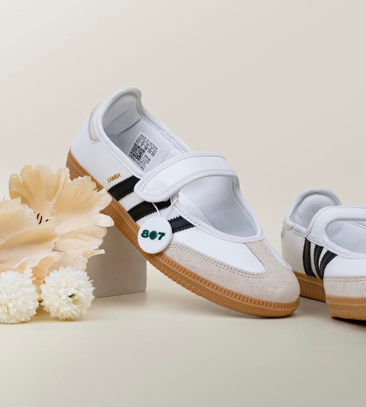 WMNs Samba Jane White Black Gum