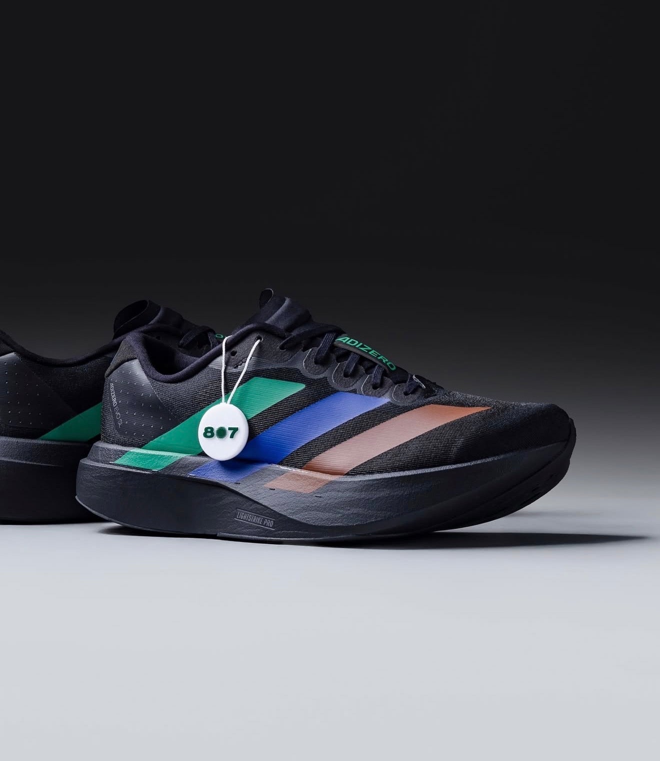 Adizero Evo SL Pharrell Humanrace Black Green Blue