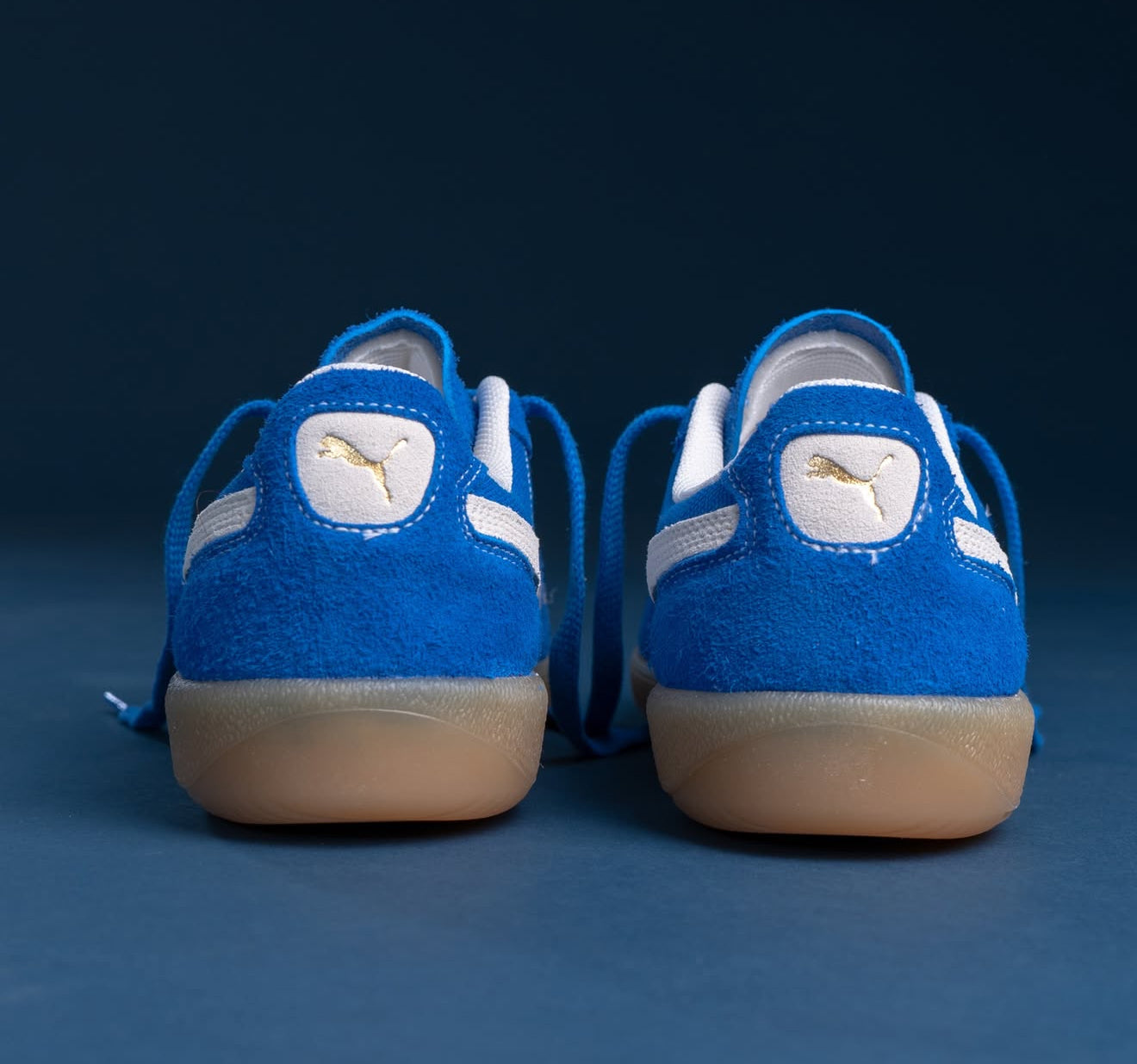 WMNs Puma Palermo Vintage Hyperlink Blue