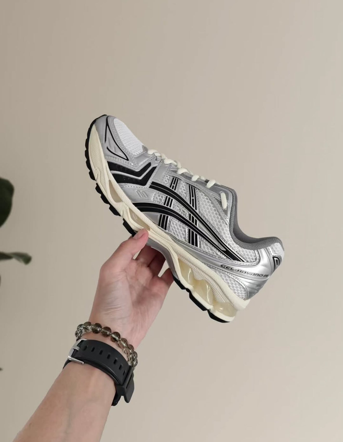 Gel Kayano 14 JJJJound Silver Black