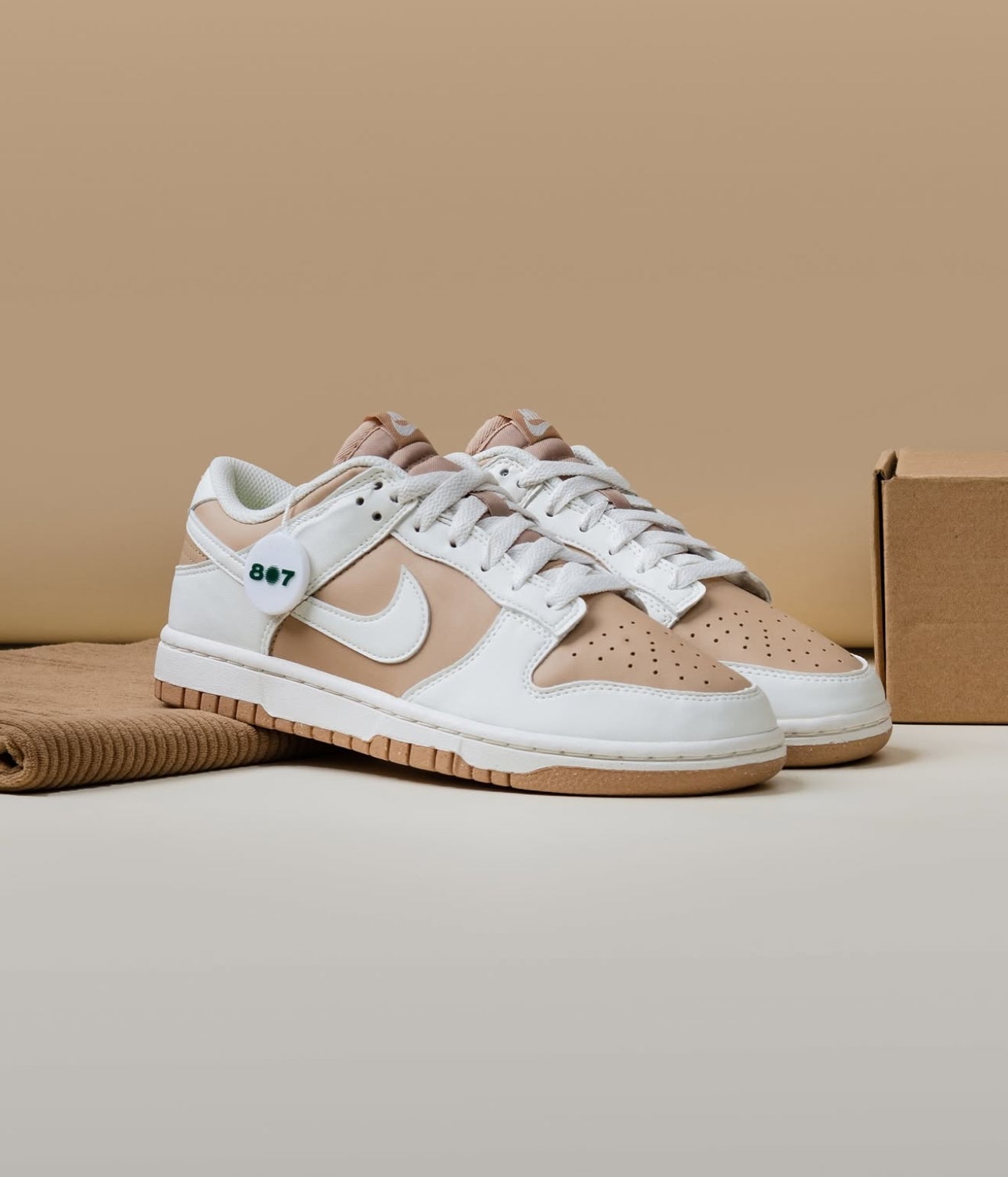 WMNs Dunk Low next nature beige sail