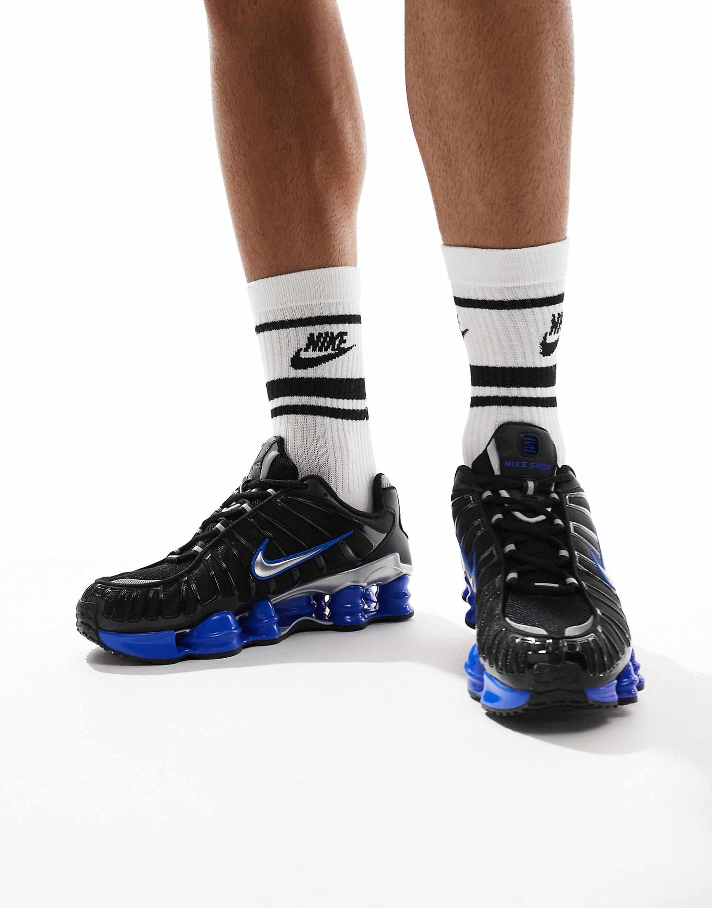 Shox TL Black Racer Blue Metallic Silver