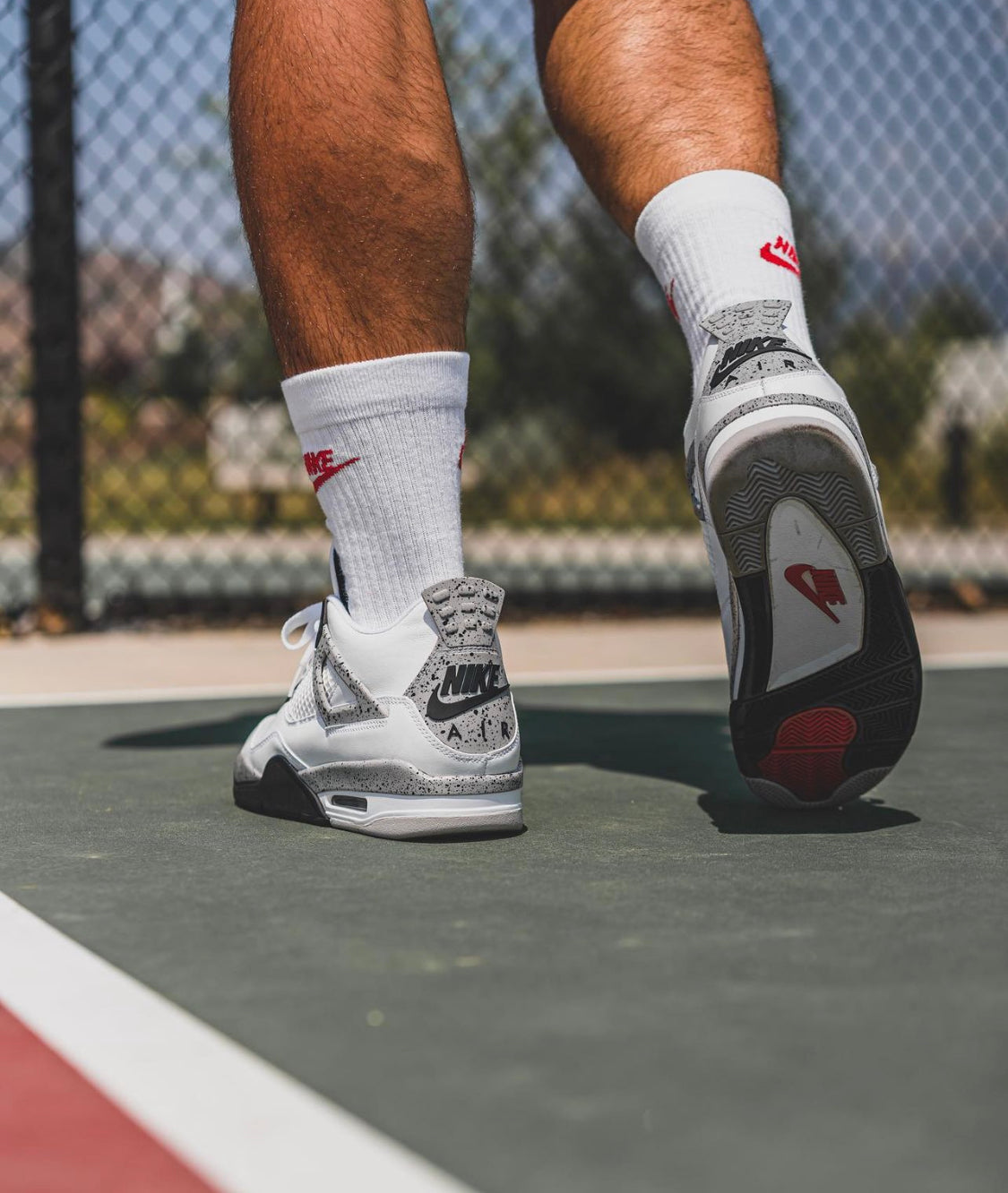 Air Jordan 4 White Cement