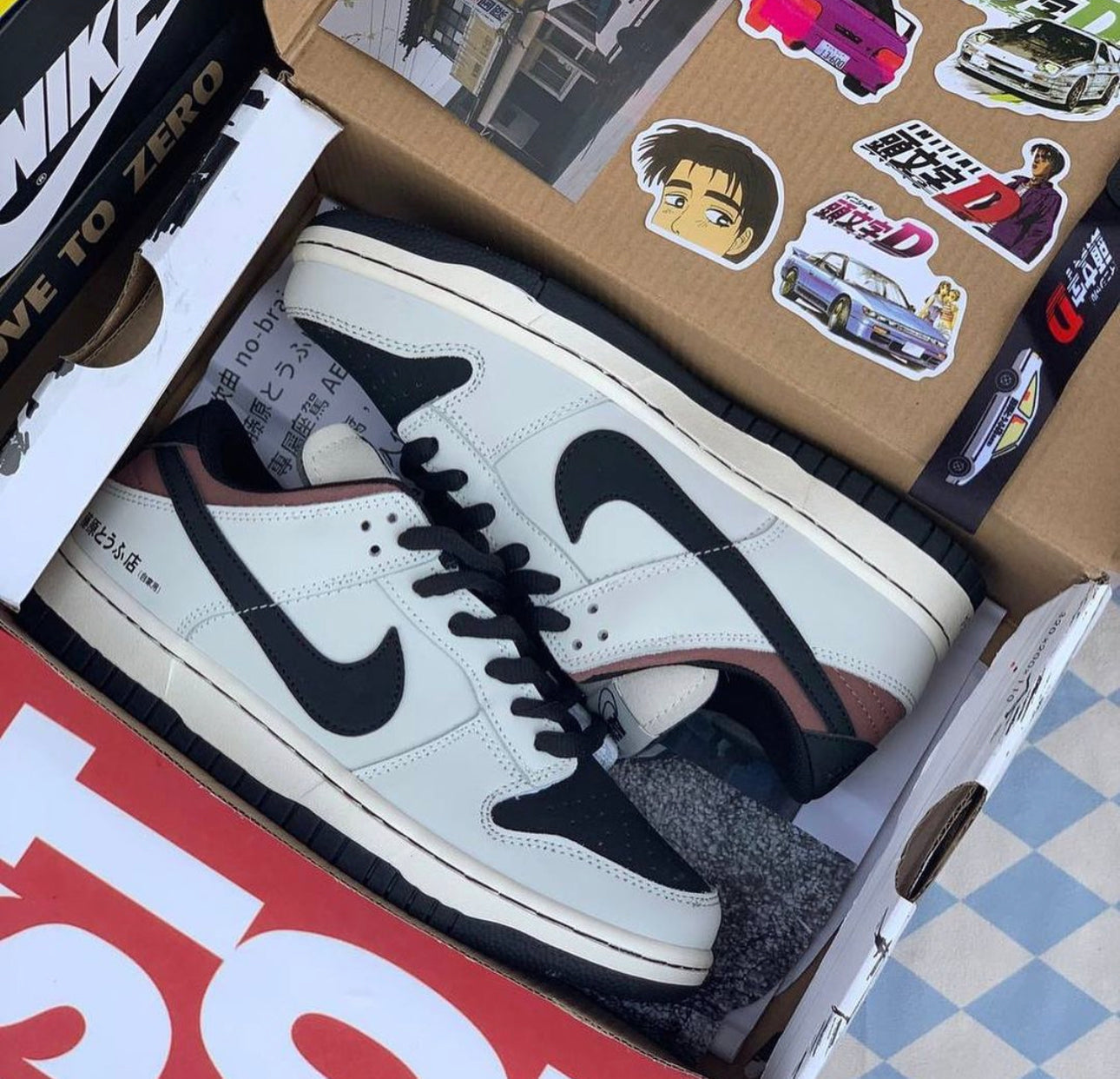 Initial D AE-86 x Dunk Low trueno