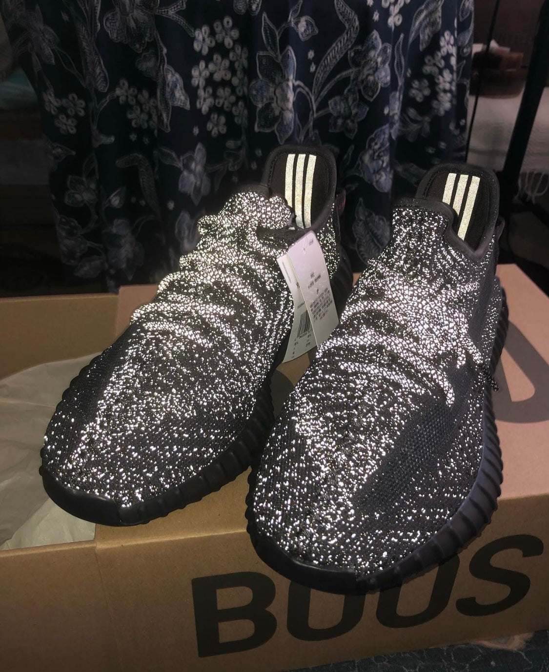 WMNs Yeezy Boost 350 V2 Black Static Reflectives