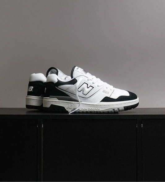 New Balance 550 White Black Raincloud