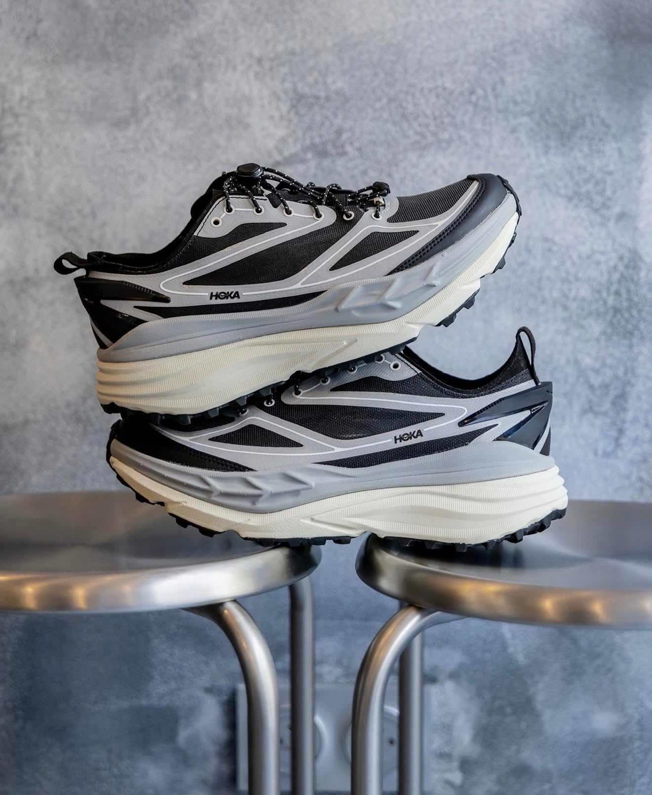 Hoka One One Stinson One7 Black White Dover Street Market Exclusive