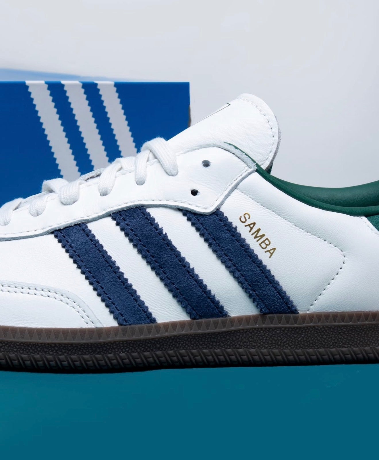 Samba Og White Navy Collegiate Green