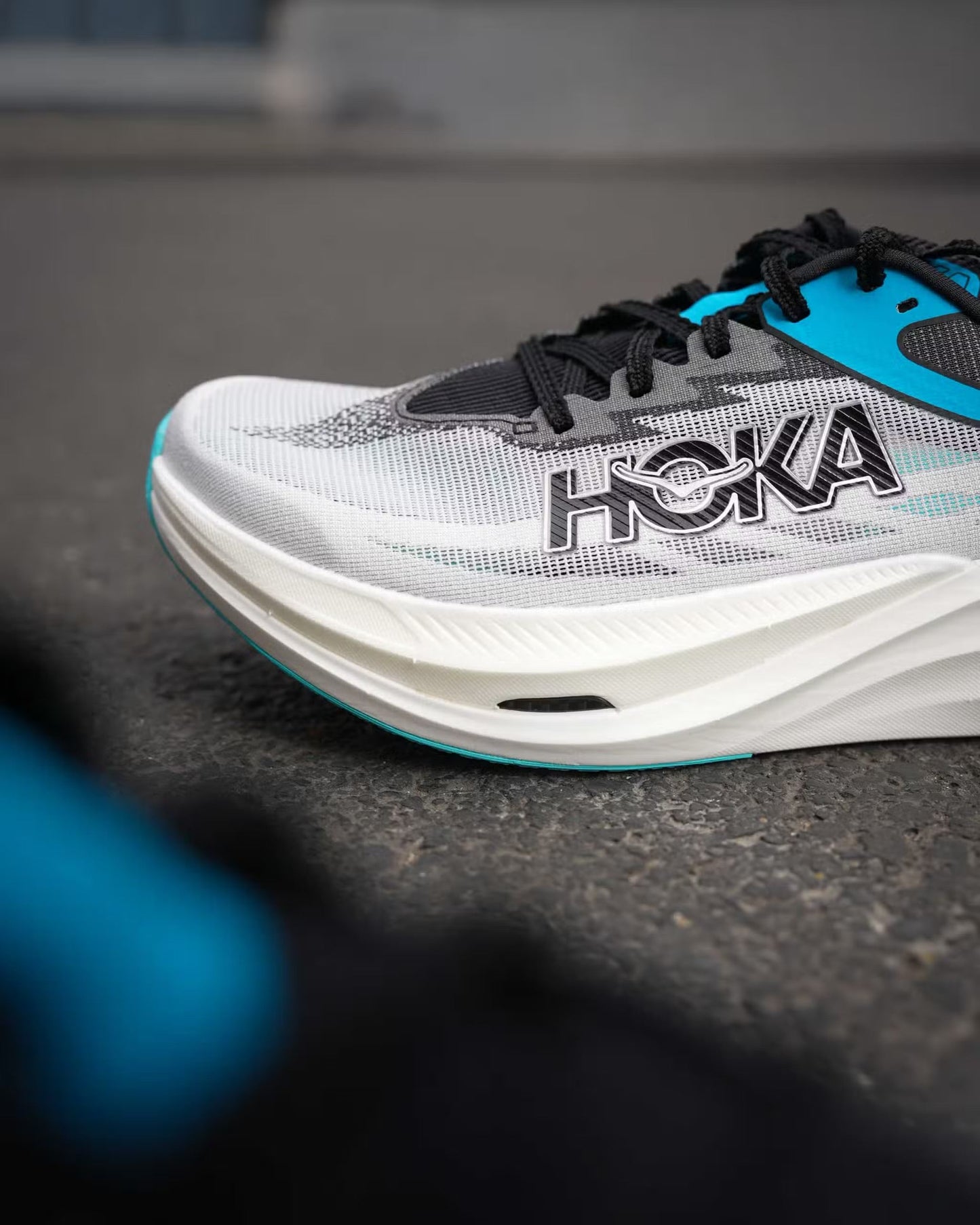 Hoka One One Rocket X 3 White Black Blue