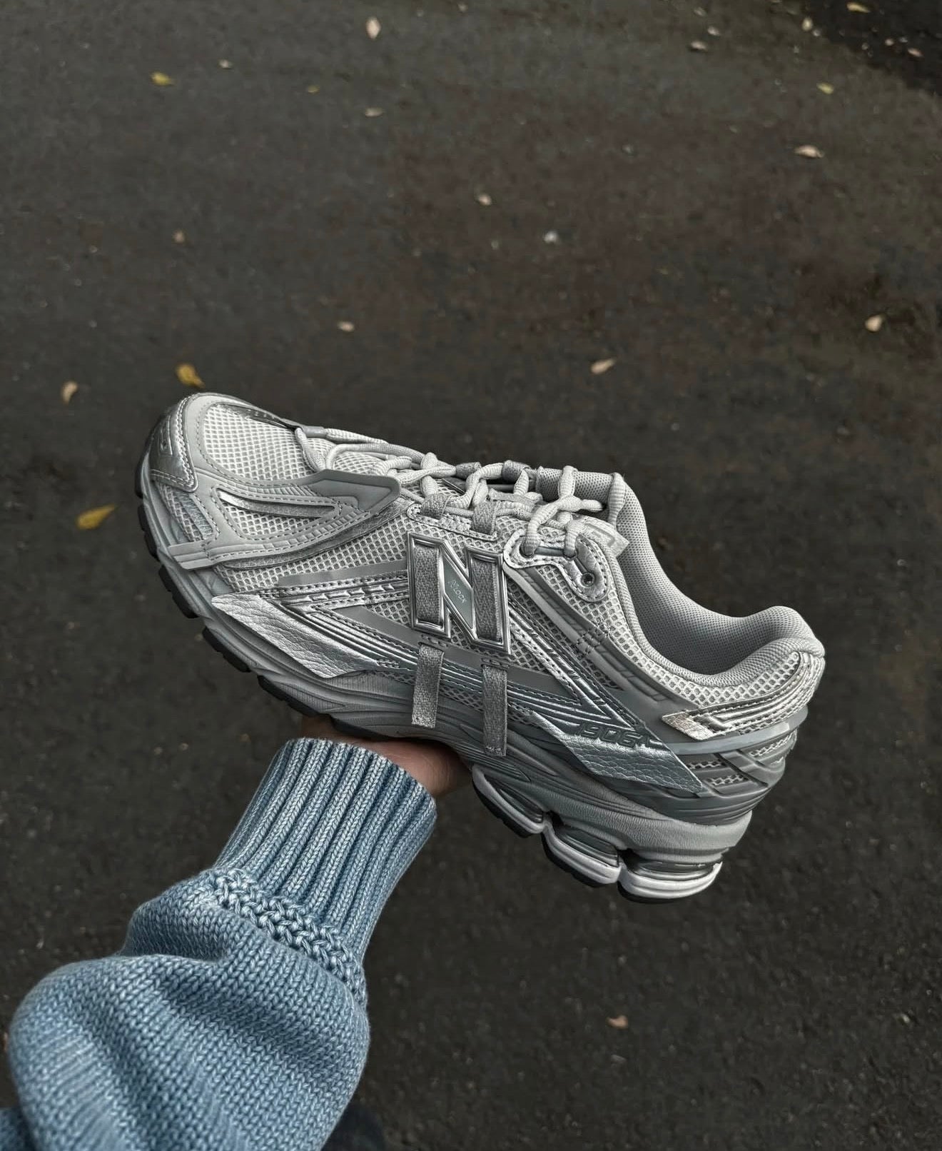 NB Balance 1906A Concrete Silver Metallic