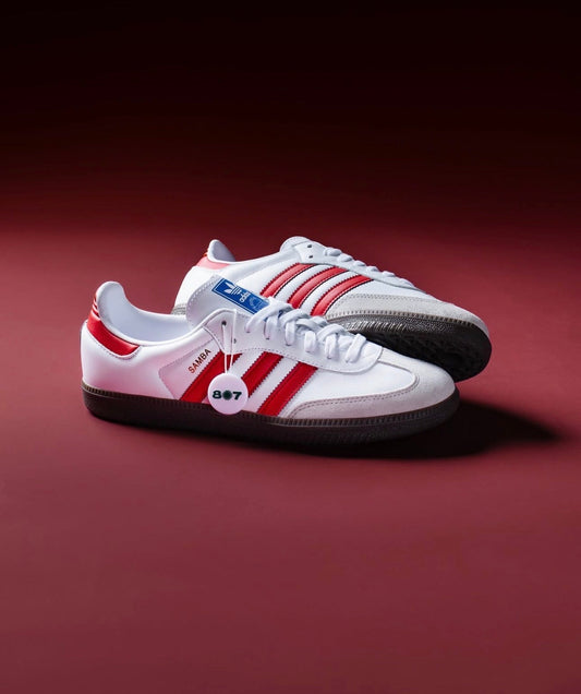 Samba OG White Better Scarlet