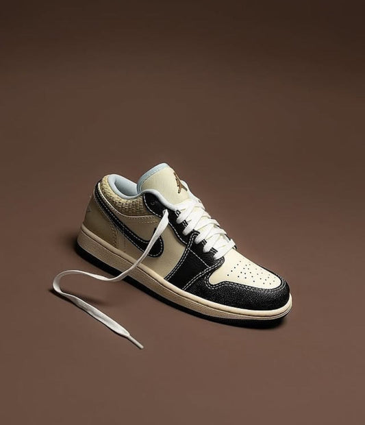 Air Jordan 1 Low SE Coconut Milk Black Muslin