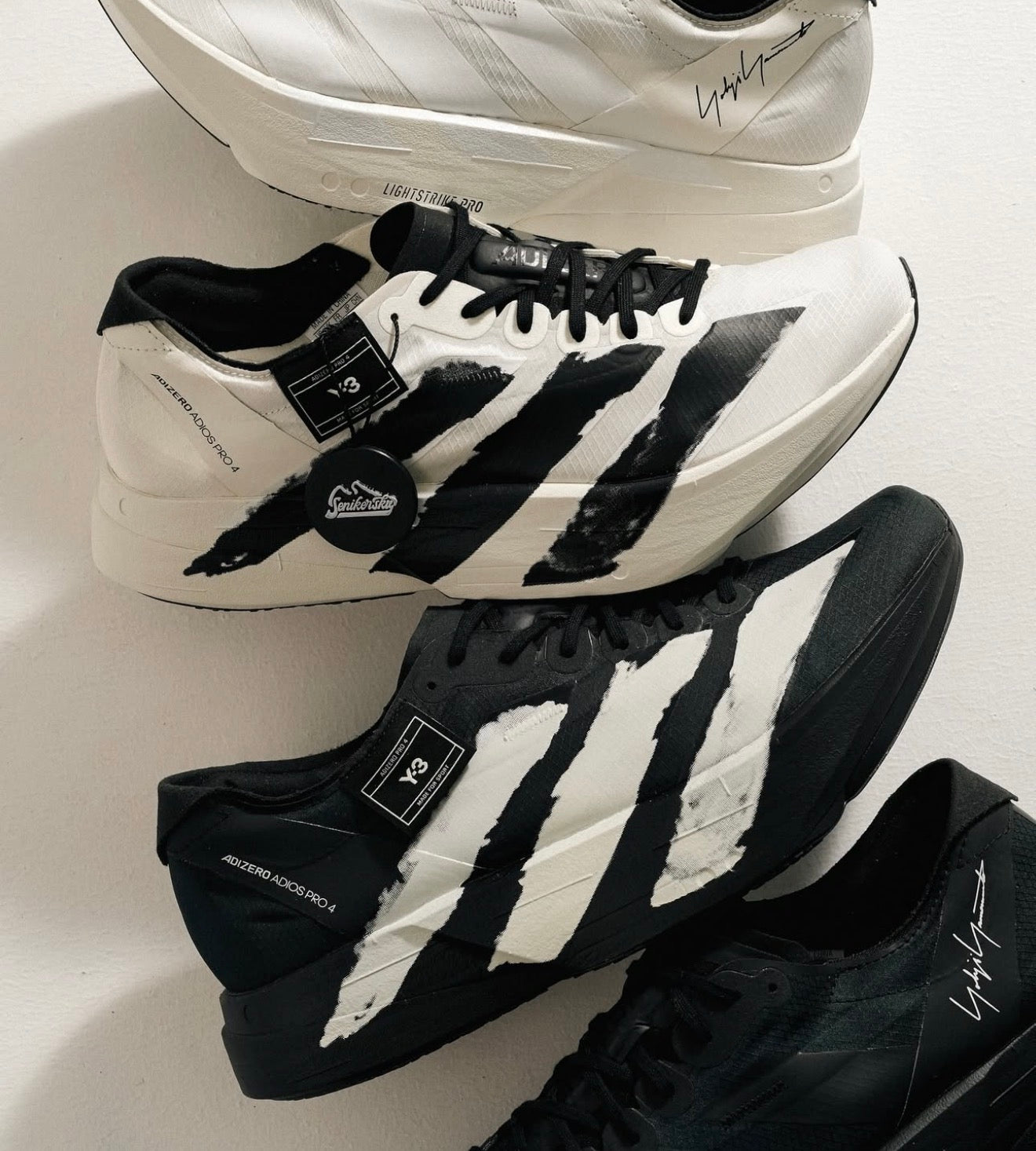 Y-3 Adios Pro 4 White Black
