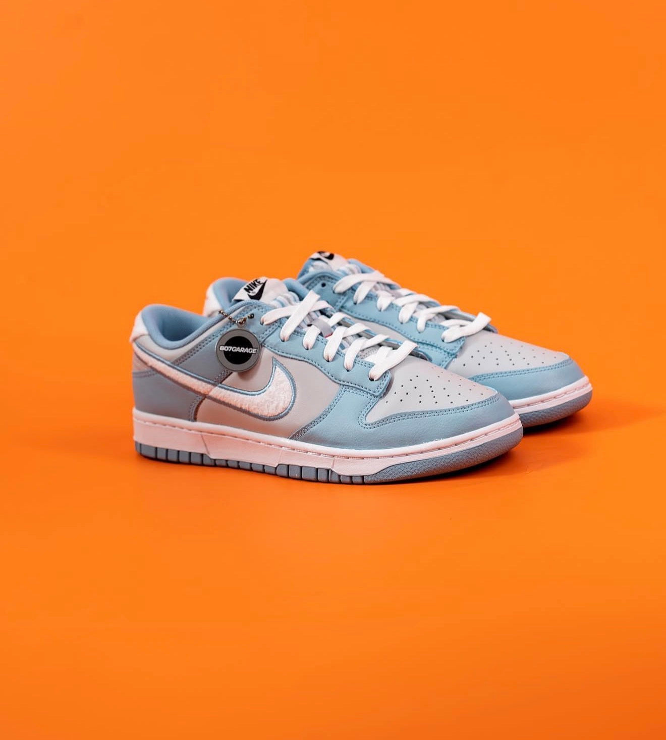 Dunk Low Fleece Swoosh Blue