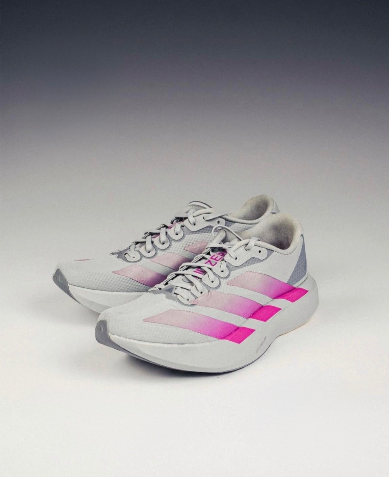 WMNs Adizero Evo SL Grey Lucid Fuchsia