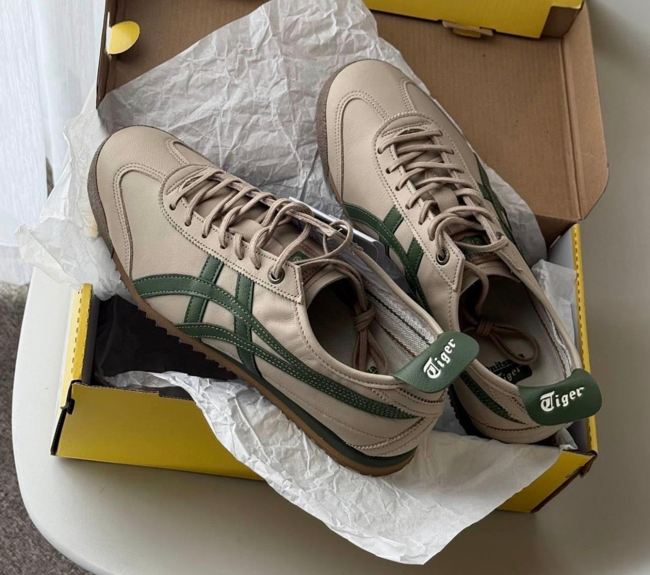 Mexico 66 SD Lace Up Beige Green