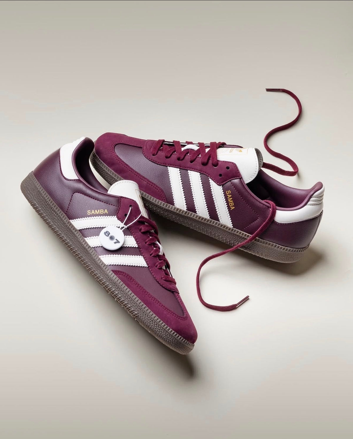 Samba OG Maroon Off White Gum
