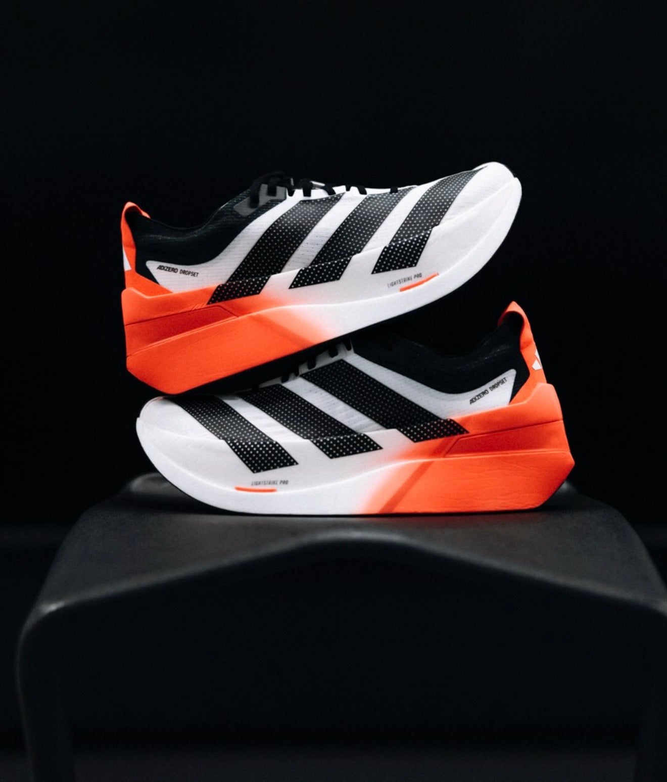 Adizero Dropset Elite Black Iron Metallic Shock Pink