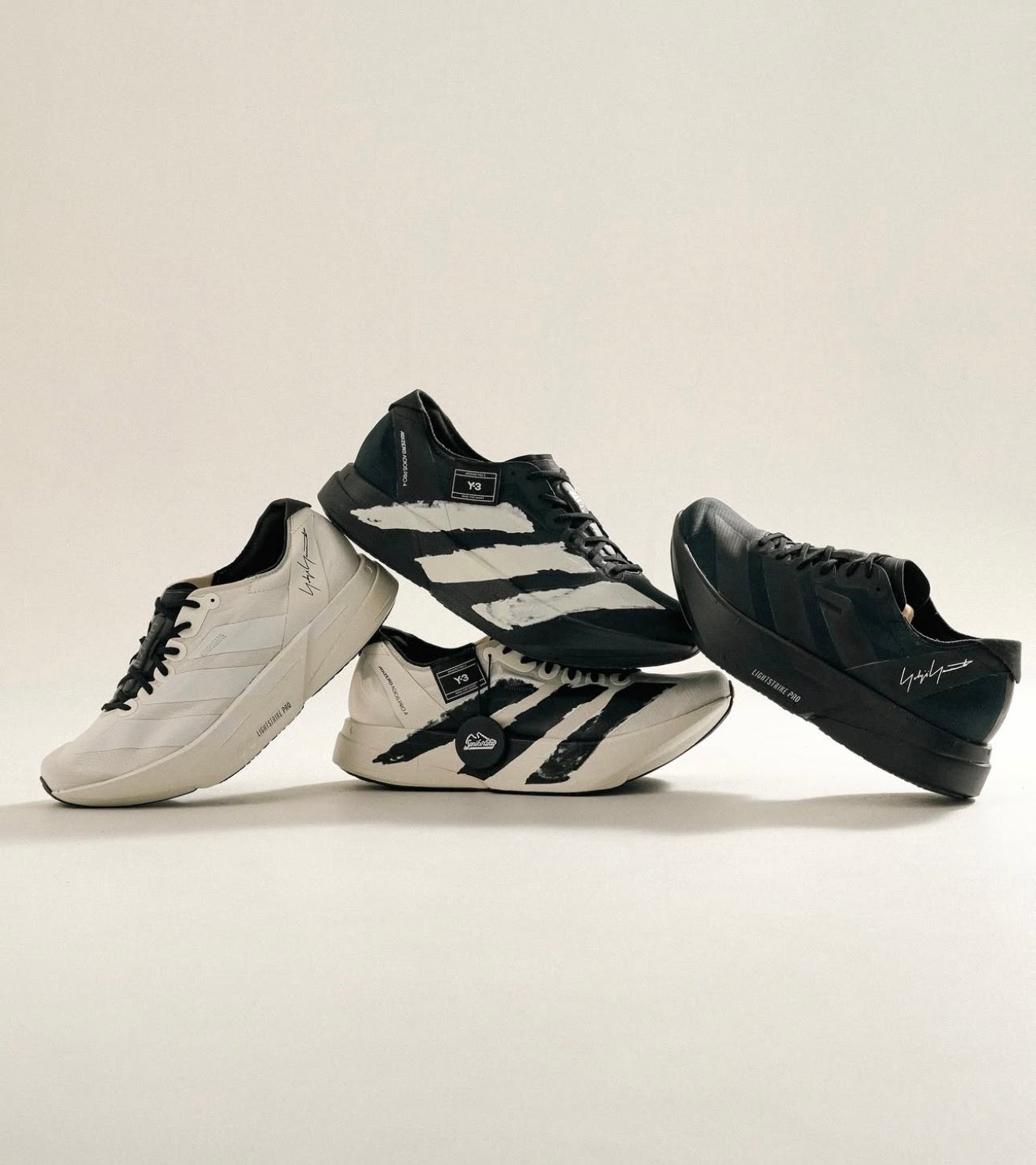 Y-3 Adios Pro 4 White Black