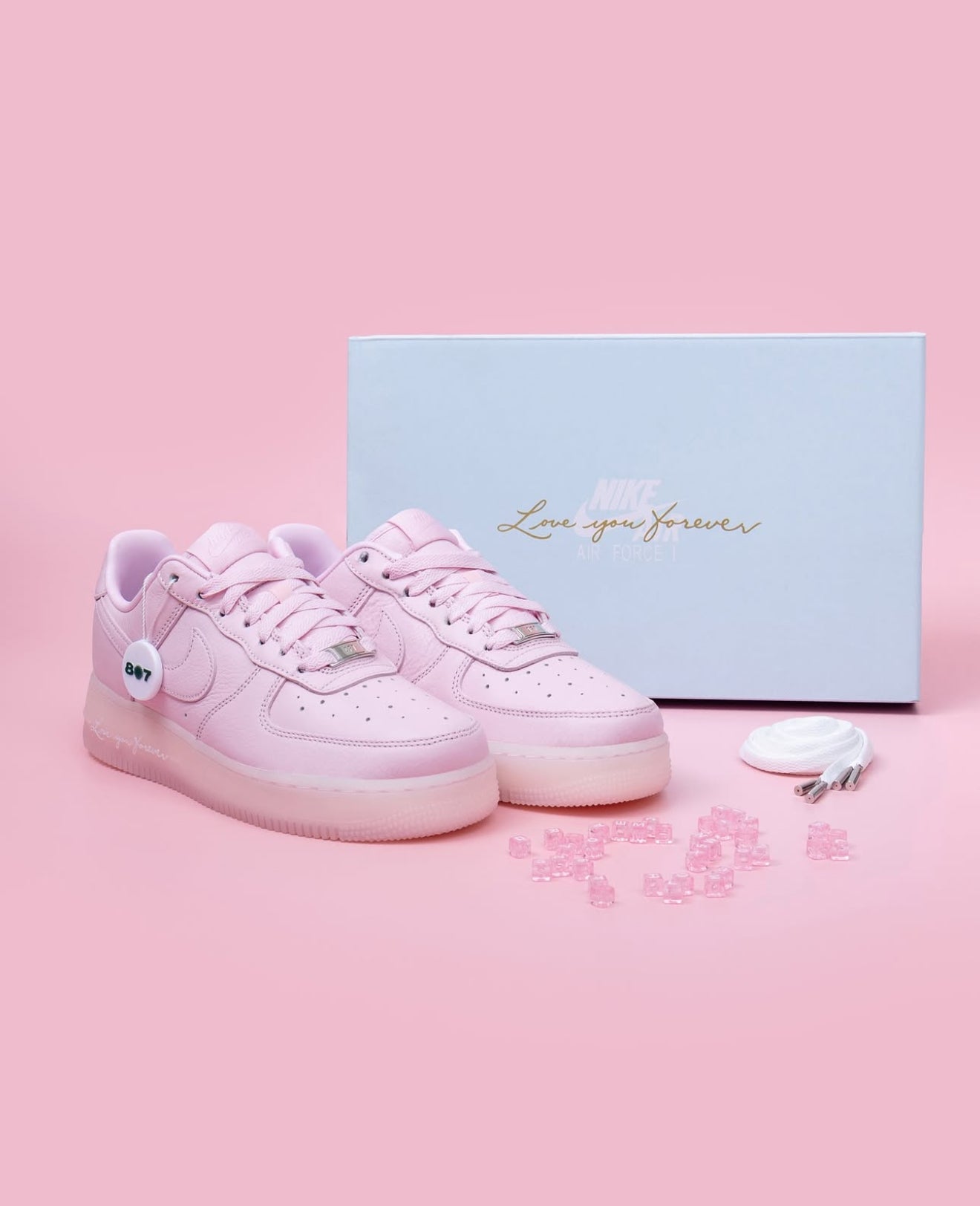 WMNs Airforce 1 Nocta Pink Foam