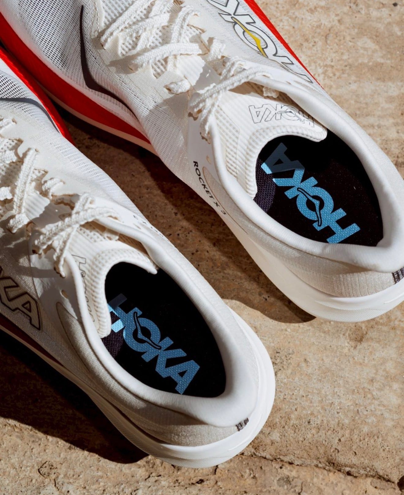 Hoka One One Rocket X 3 Alabaster Frost