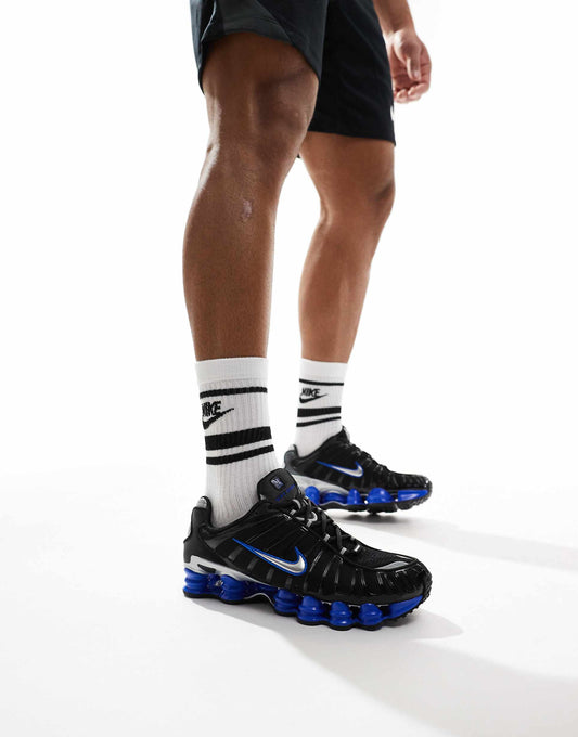 Shox TL Black Racer Blue Metallic Silver