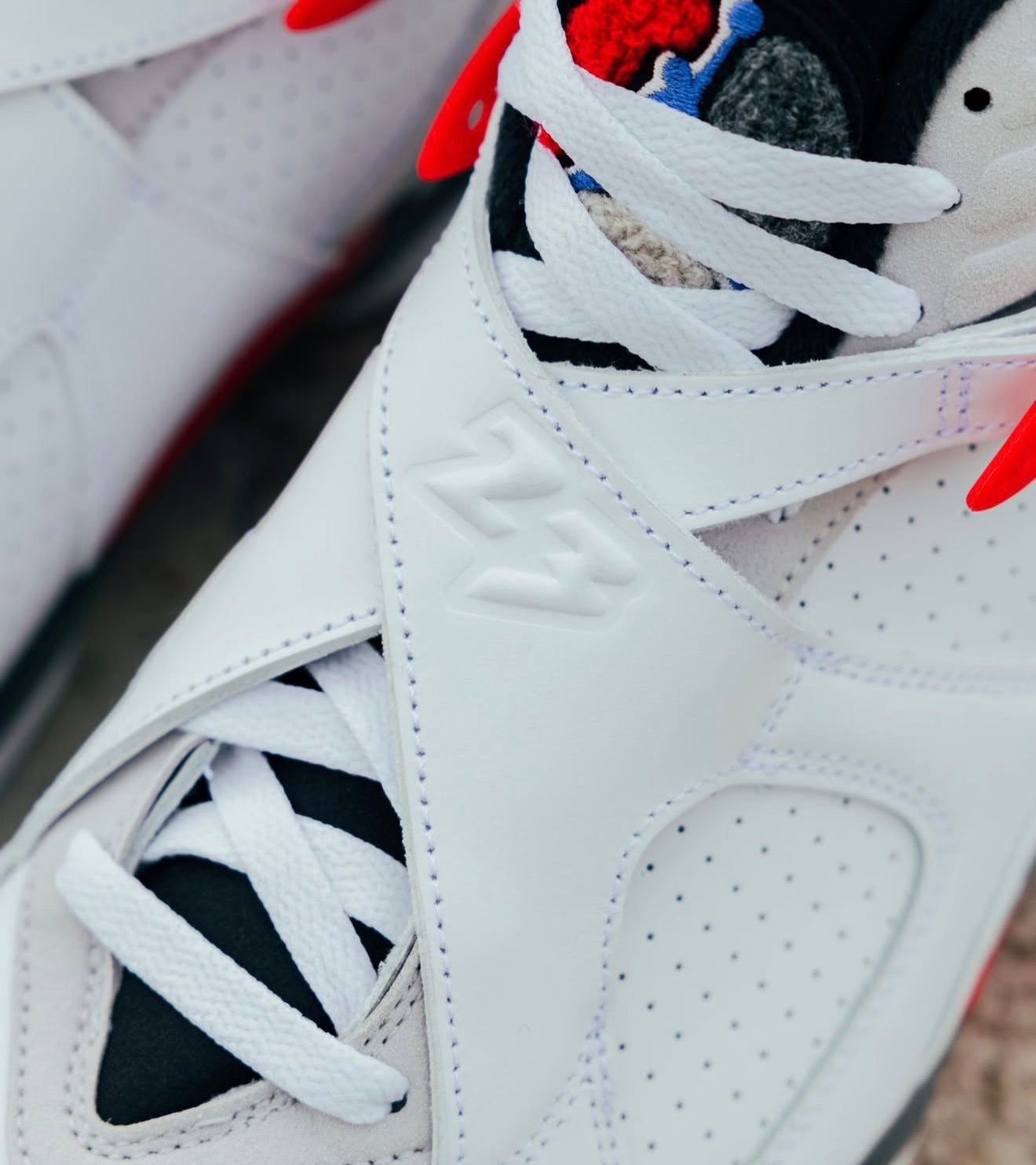 Air Jordan 8 Retro White True Red