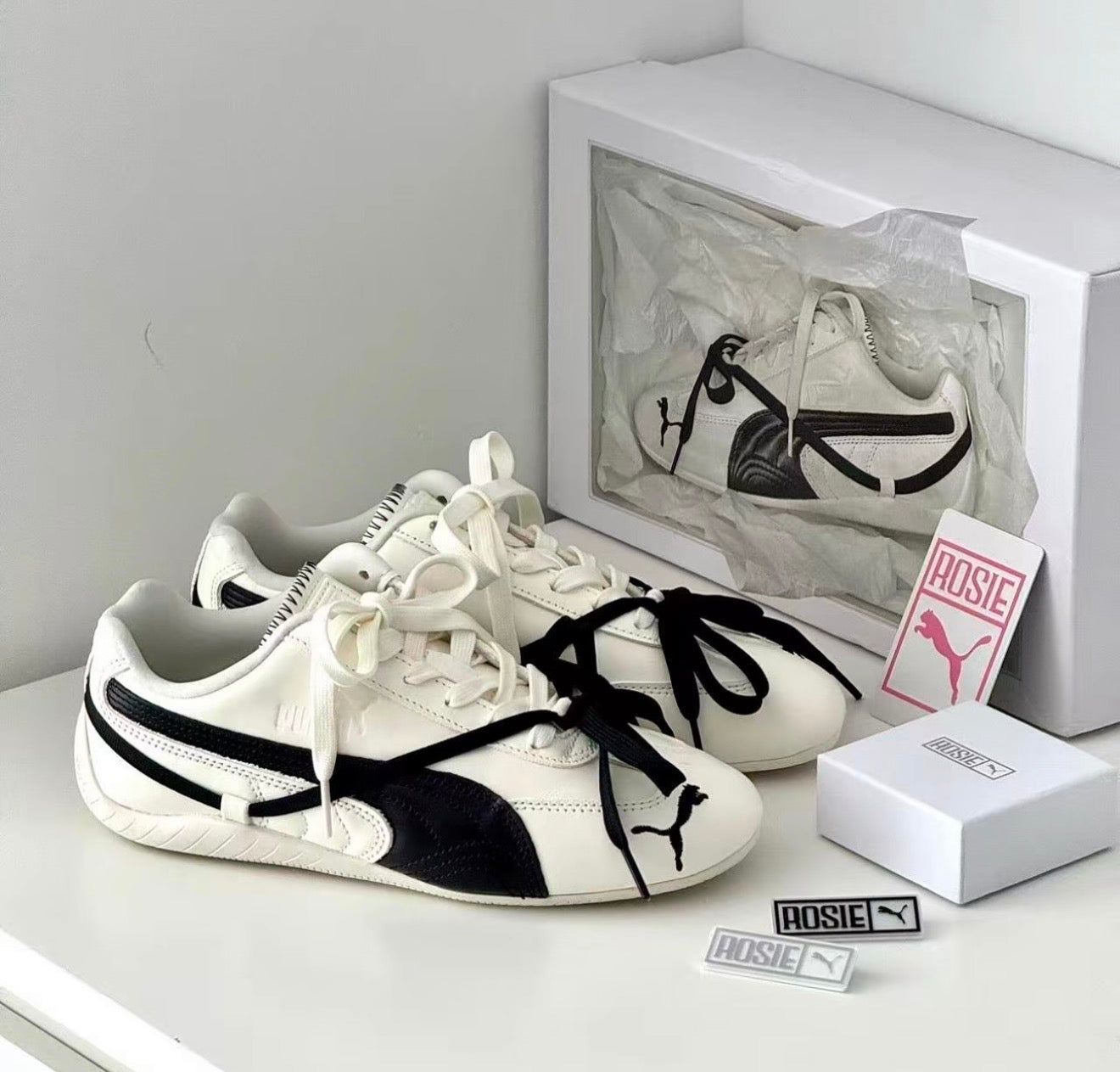 WMNs SpeedCat Leather Rosé White