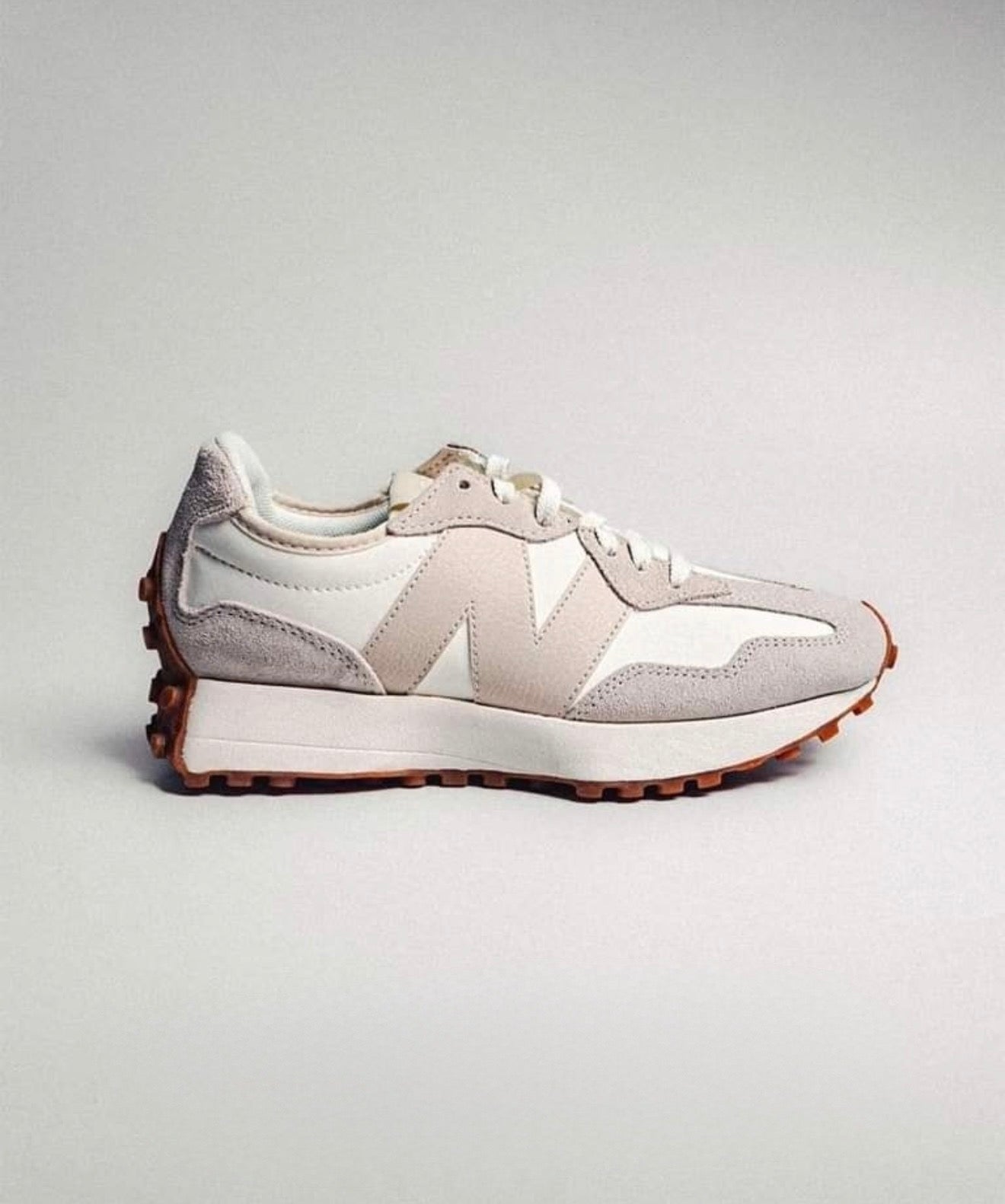 WMNs NB Balance 327 Moonbeam Driftwood