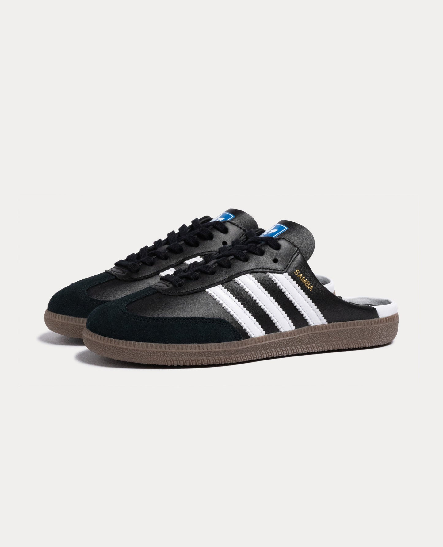 Samba Mule Black White Gum